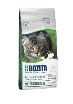 Bozita Active & Sterilised Grain Free Lamb Katzentrockenfutter 2 kg