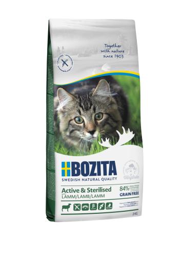 Bozita Active & Sterilised Grain Free Lamb Katzentrockenfutter 2 kg