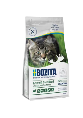 Bozita Active & Sterilised Grain Free Lamb Katzenfutter 400 g