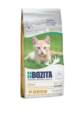 Bozita Kitten Grain free Chicken, Cat, 2 KG