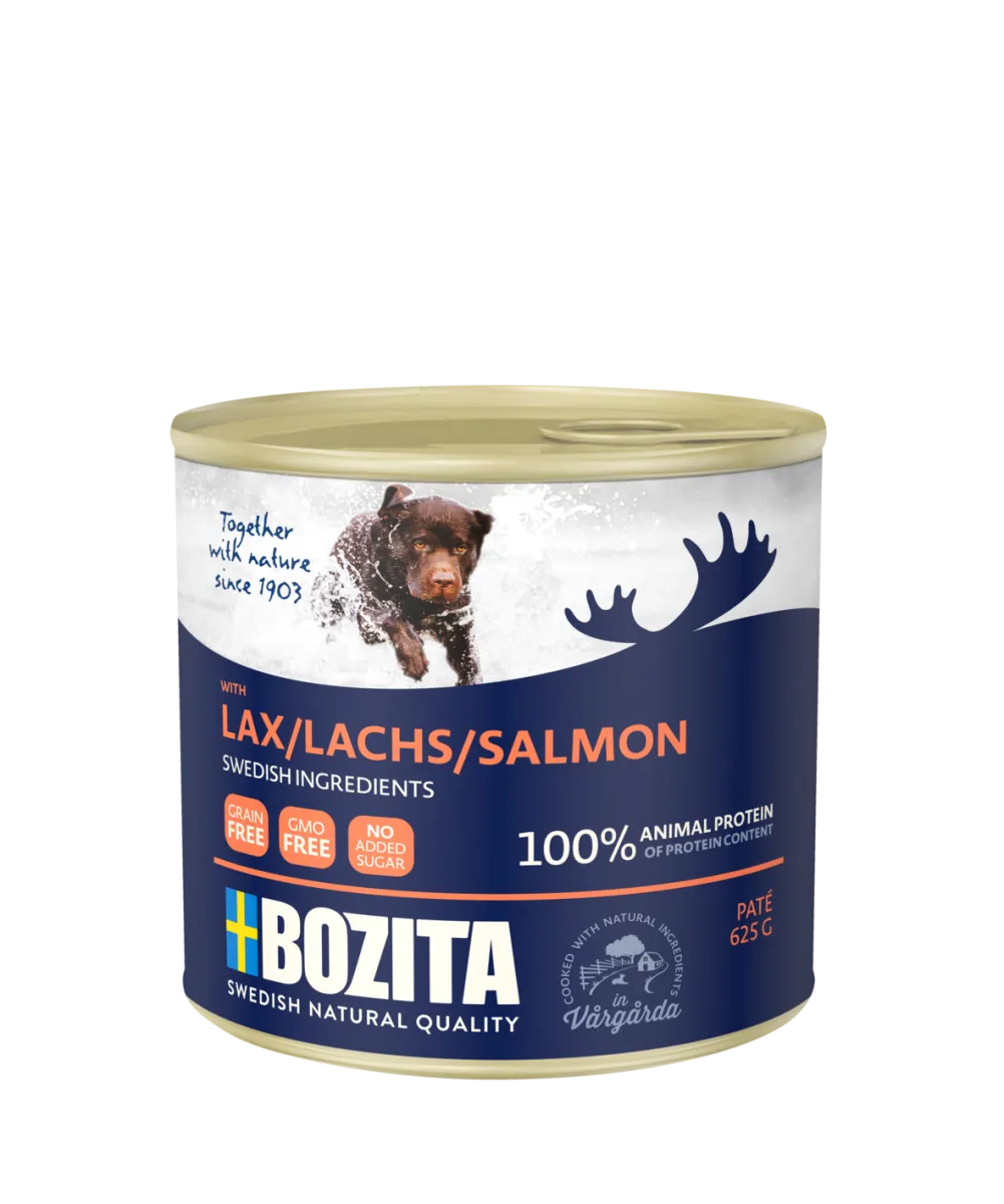 Bozita Paté mit Lachs, Dog, 625 G