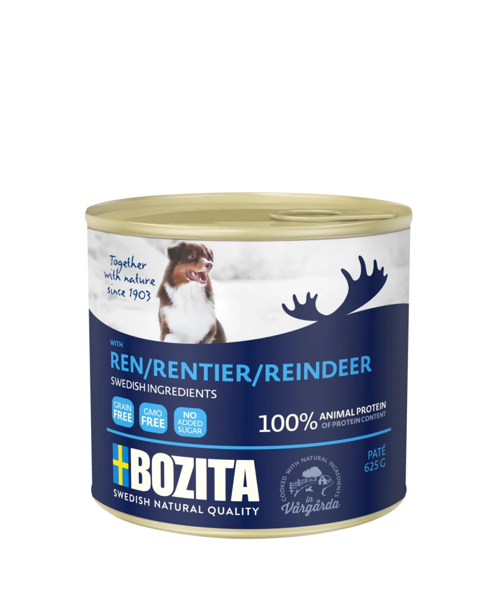 Bozita Paté mit Rentier, Dog, 625 G