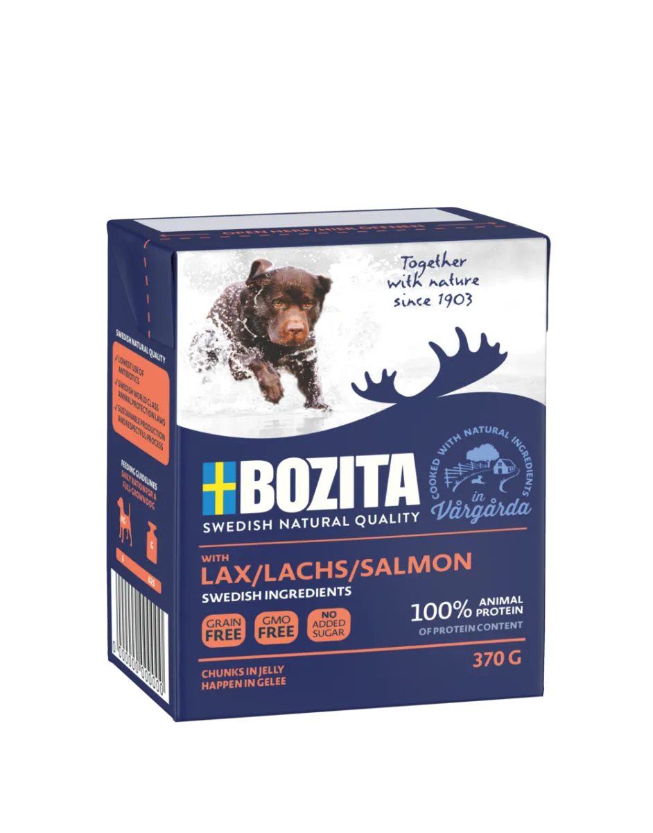 Bozita HiG Lachs Hundefutter Nassfutter 370 g