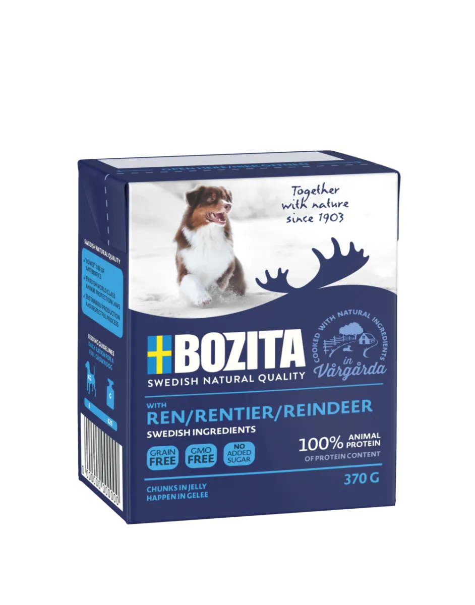 Bozita HiG Rentier Hundefutter Nassfutter 370 g