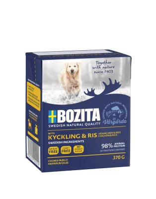 Bozita HiG Hühnchen & Reis Hundefutter Nassfutter 370 g