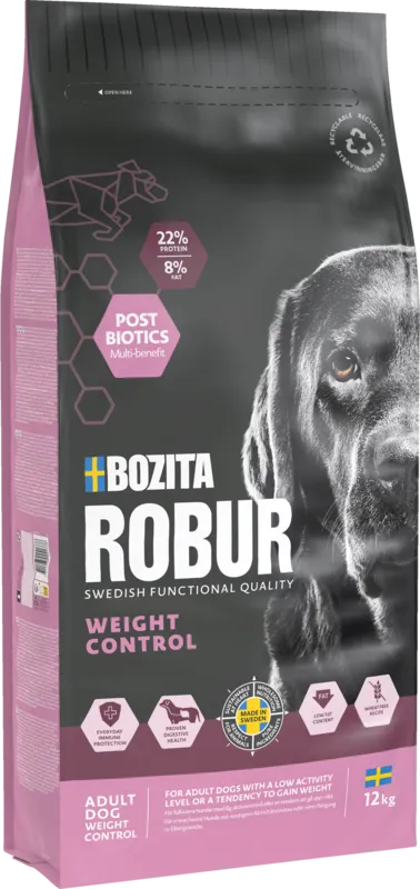 Hundetrockenfutter ROBUR Weight Control 12 kg – Bozita
