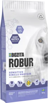 Hundetrockenfutter ROBUR Sensitive Single Protein Lamm 12 kg – Bozita