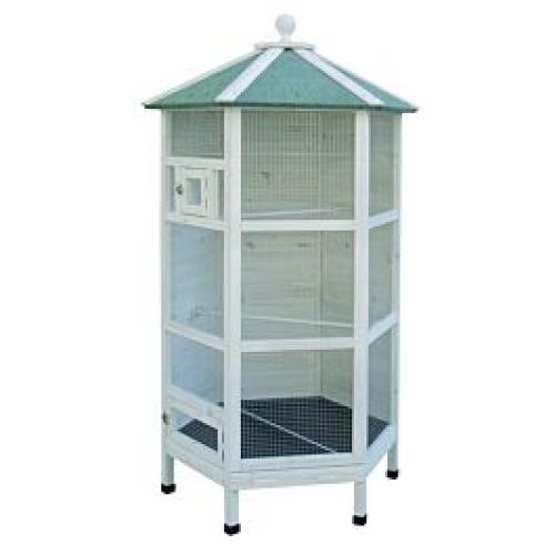 Laroy EBI DuvoPlus Woodland Vogelhaus HEXAGON COTTAGE 100x86x185cm