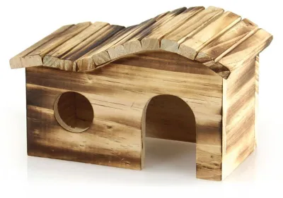 Nagerhaus Meerschweinchen Wellenhaus M aus Holz 33 × 20 × 19 cm – Copacabana
