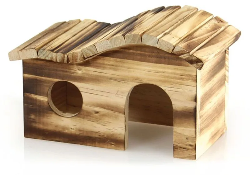 Nagerhaus Meerschweinchen Wellenhaus M aus Holz 33 × 20 × 19 cm – Copacabana
