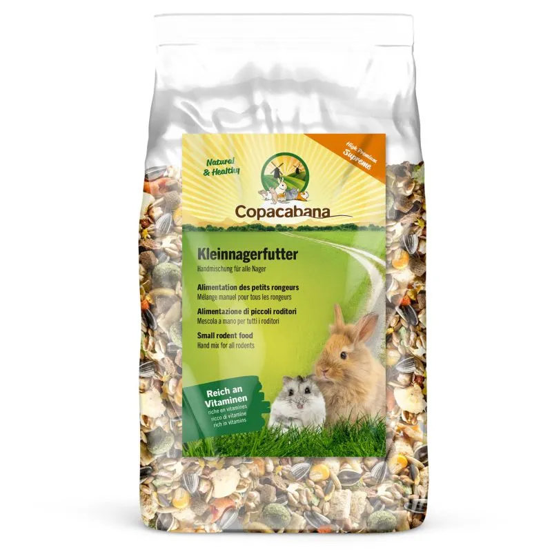 Nagerfutter Kleinnagerfutter Handmischung 700 g Nagerfutter – Copacabana