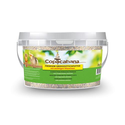 Sittichfutter Premium Großsittichfutter 2 kg Kübel – Copacabana