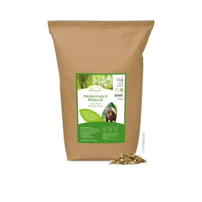 Ergänzungsfutter Pferd Weidenrinde/Mädesüß 3 kg – PerNaturam