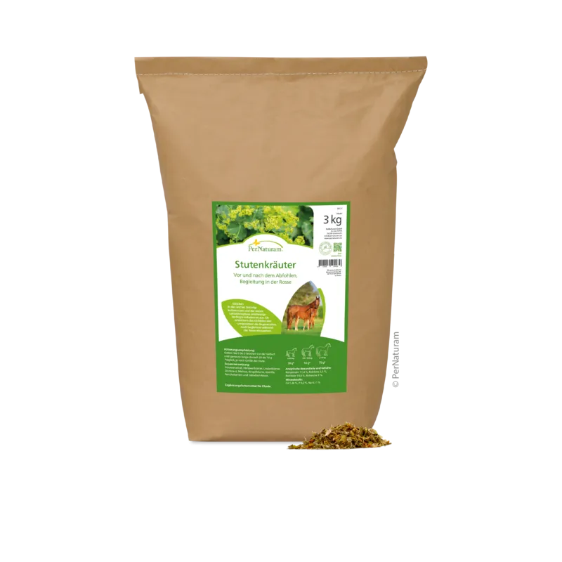 Ergänzungsfutter Pferd Stutenkräuter 3 kg – PerNaturam