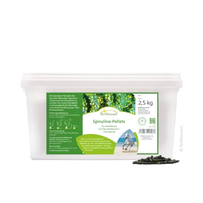 Ergänzungsfutter Pferd Spirulina-Pellets 2.5 kg – PerNaturam