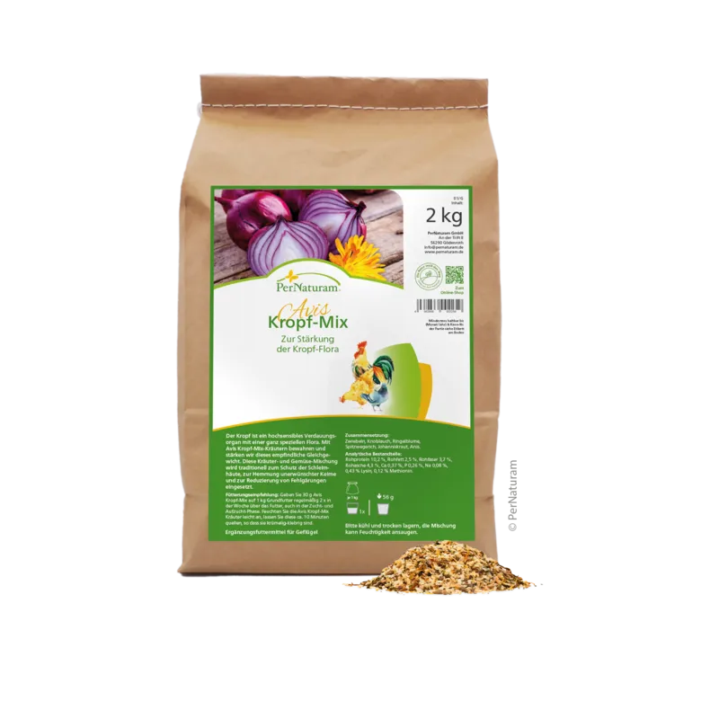 Ergänzungsfutter Geflügel Kropf-Mix (Avis) 2 kg – PerNaturam