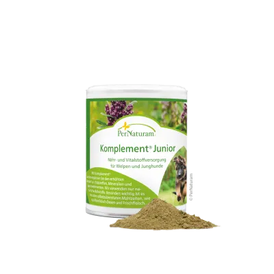 Ergänzungsfutter Hund Komplement Junior 150 g – PerNaturam
