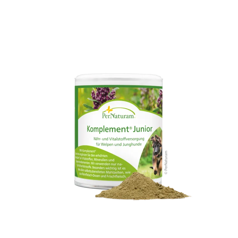 Ergänzungsfutter Hund Komplement Junior 150 g – PerNaturam