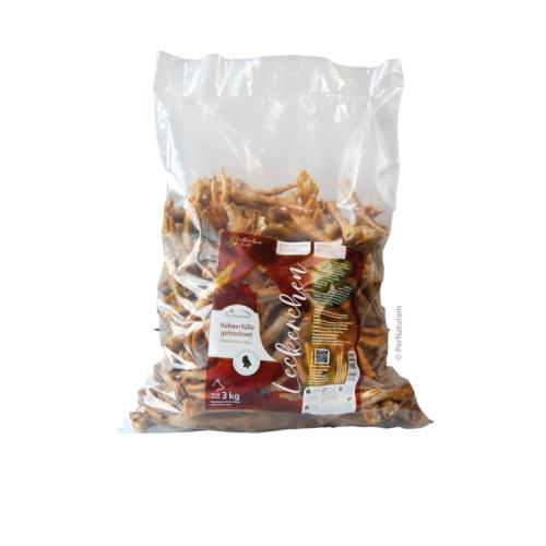 Kauartikel Hühnerfüße getrocknet 3 kg – PerNaturam