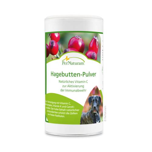 Ergänzungsfutter Hund Hagebuttenpulver für Hunde 250 g – PerNaturam