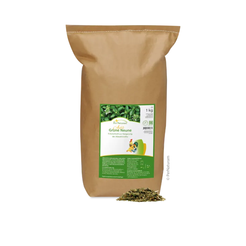 Ergänzungsfutter Geflügel Grüne Neune (Avis) 1 kg – PerNaturam