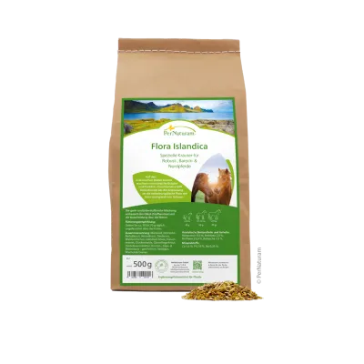 Ergänzungsfutter Pferd Flora Islandica 500 g – PerNaturam