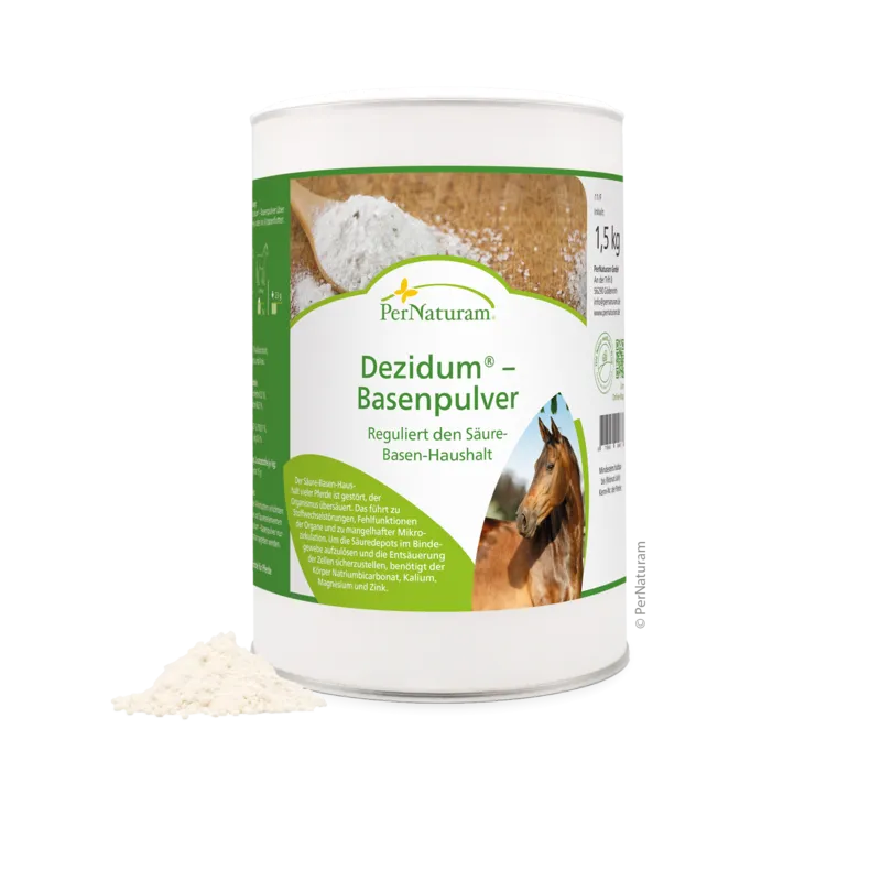Ergänzungsfutter Pferd Dezidum-Basenpulver 1.5 kg – PerNaturam