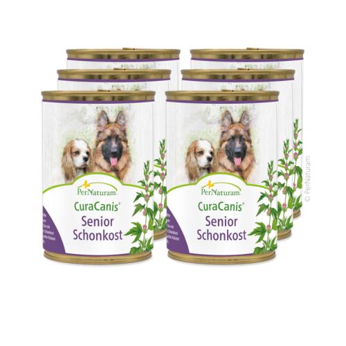 Nassfutter CuraCanis Senior Schonkost 6x 400 g – PerNaturam