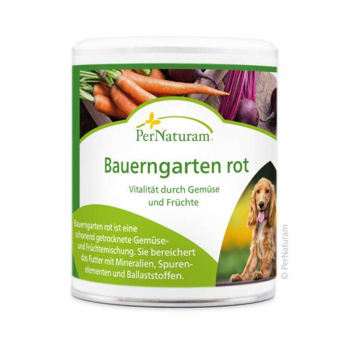 Ergänzungsfutter Hund Bauerngarten rot 150 g – PerNaturam