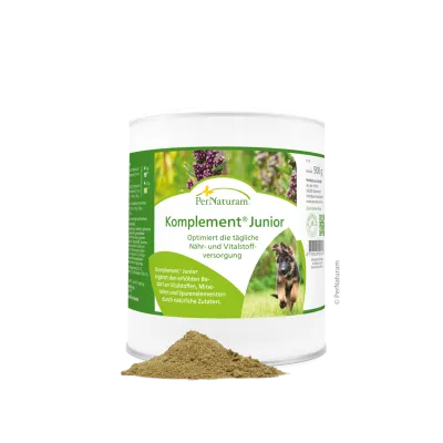 Ergänzungsfutter Hund Komplement Junior für Welpen 500 g – PerNaturam