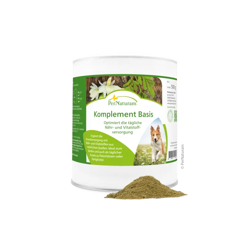 Ergänzungsfutter Hund Komplement Basis 500 g – PerNaturam