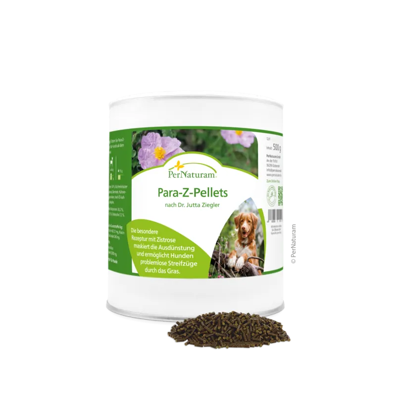 Ergänzungsfutter Hund Para-Z-Pellets 500 g – PerNaturam