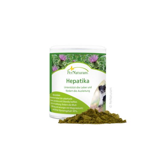 Ergänzungsfutter Hund & Katze Hepatika LeberKräuter 100 g für Hunde – PerNaturam