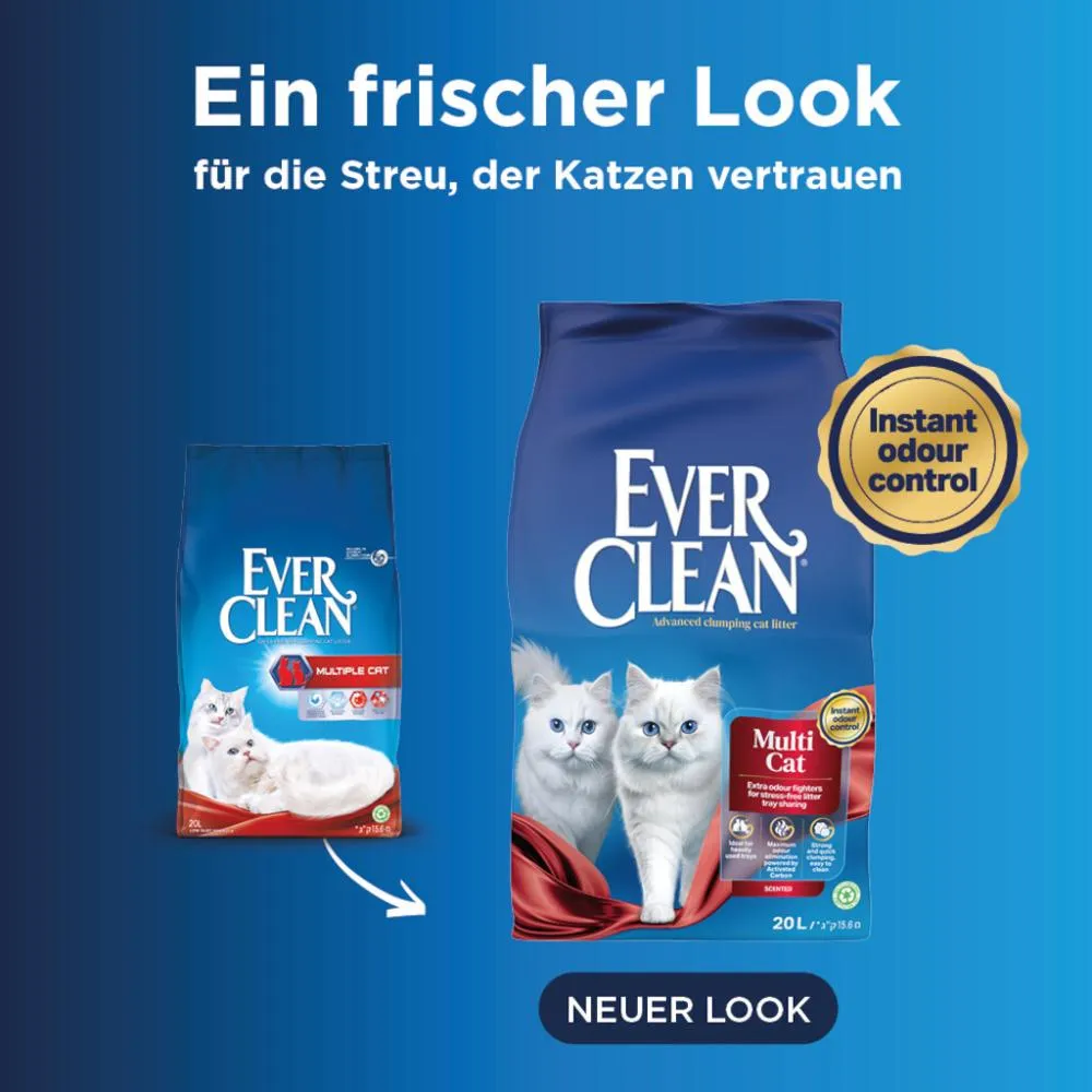 Ever Clean Multiple Cat klumpende Katzenstreu 20 l