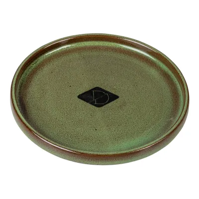 Laroy EBI D&D Jasper Cat PLATE green 13CM