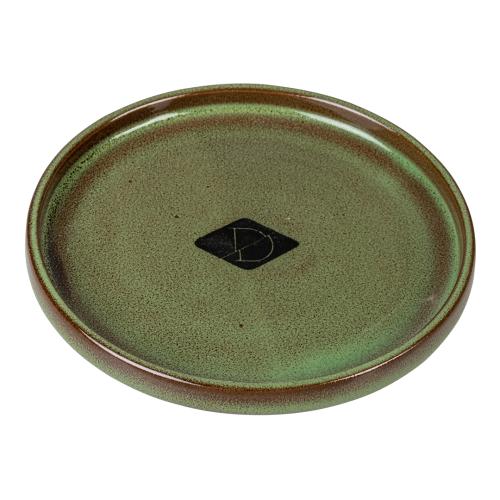 Laroy EBI D&D Jasper Cat PLATE green 13CM