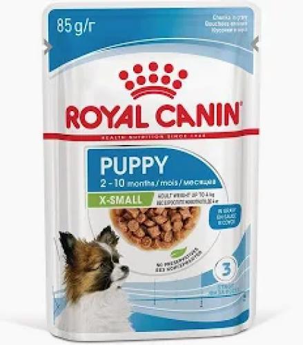 X-Small Puppy In Sauce (12 X 0,085 Kg) 1.02 Kg Nassfutter