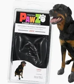 Hundeschuhe - wasserdichter Pfotenschutz in SCHWARZ - XS