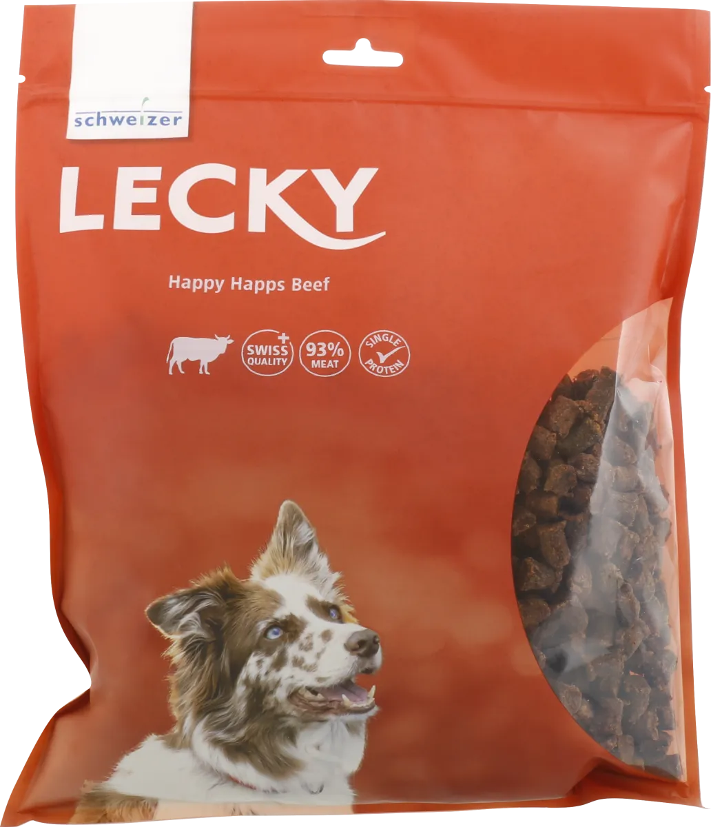 Lecky Happy Happs Beef Hundesnack mit Rindfleisch 950 g