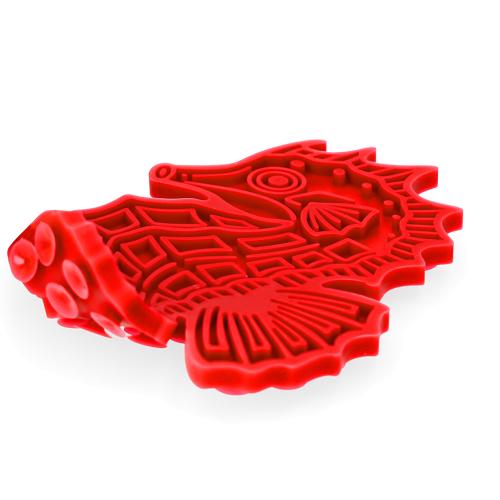 Eat Slow Live Longer Lick Mat Seahorse Rot
