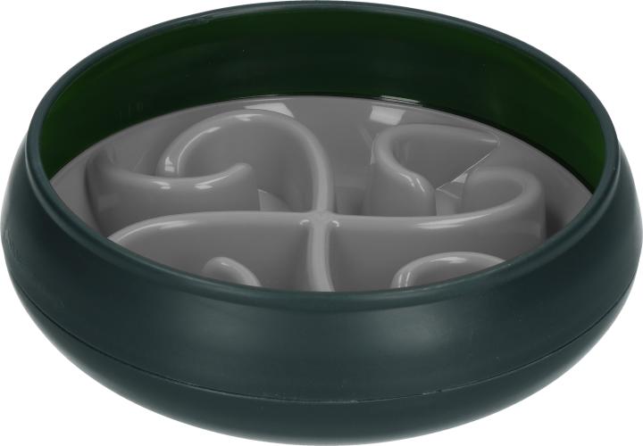 Eat Slow Live Longer Tumble Feeder Grau