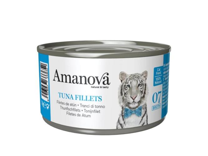 Amanova Cat Adult Thunfisch Filets GF Nassfutter 70 g