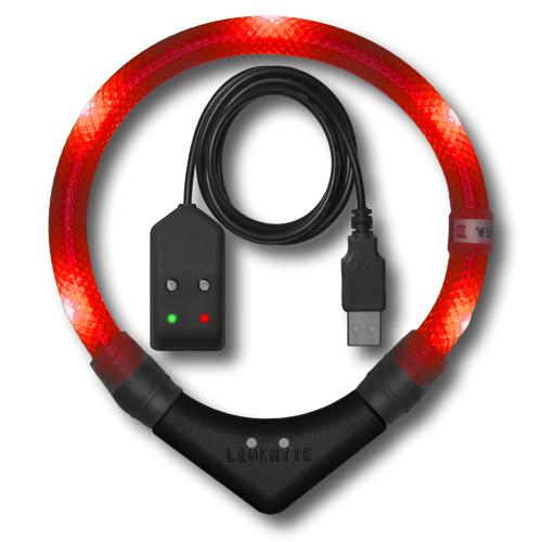 Easy Charge + Bewegungssensor/USB-Ladestation, rot, 45cm