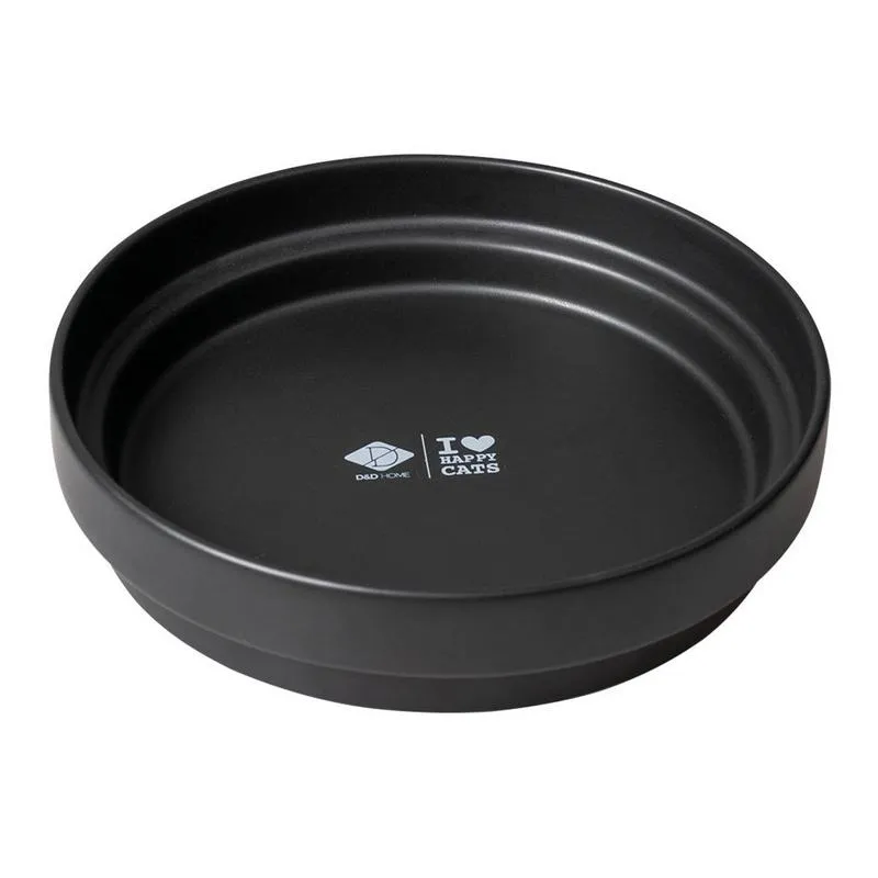 Wasserschale ACE L, 850ml, Ø20x4cm, schwarz