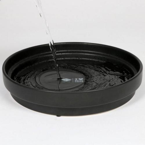 Wasserschale ACE L, 850ml, Ø20x4cm, schwarz