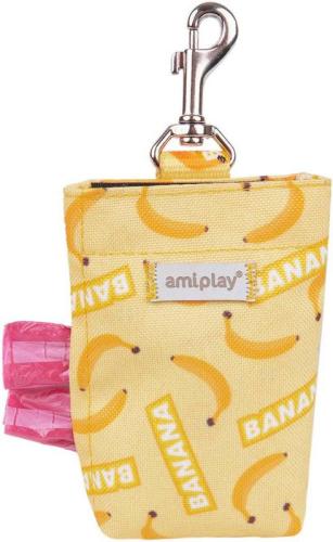Kotbeutelspender Be Happy Banana, 6 x 2 x H 11 cm