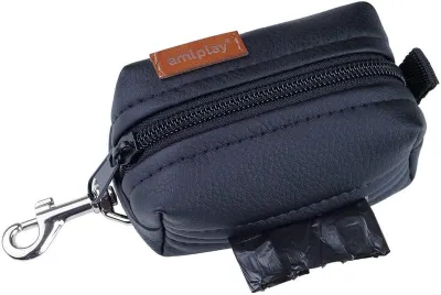 Kotbeutelspender Lincoln, 9 x 5 x 4 cm, schwarz