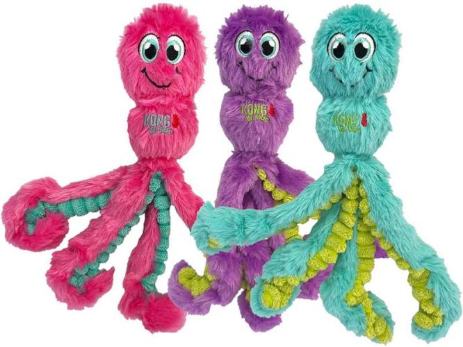 Kong Wubba Octopus L, 32cm, assortiert