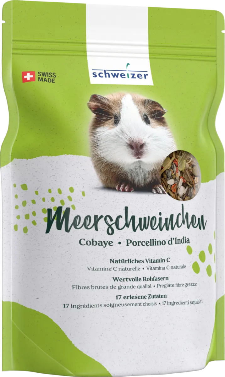Meerschweinchenfutter.
