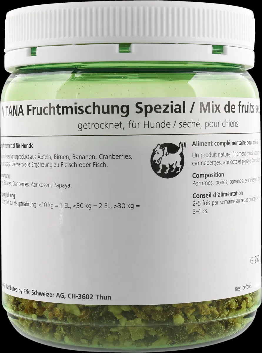 VITANA Fruchtmischung Spezial, getrocknet, für Hunde, 250 G